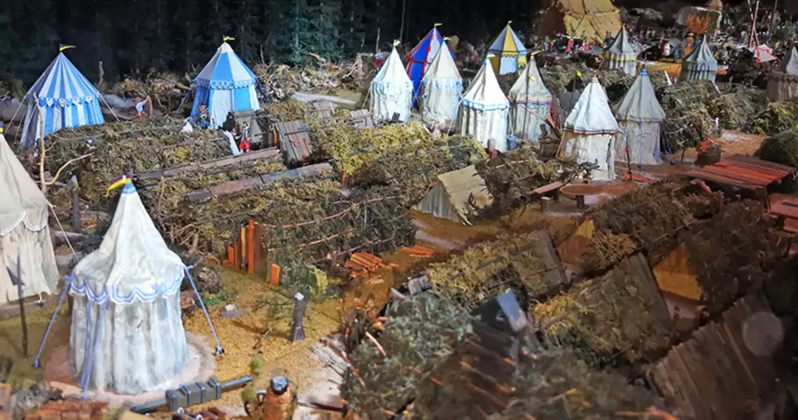Wallensteins Lager als Diorama