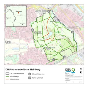 Landkarte Wegerückbau 