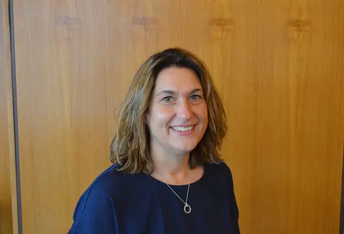 Porträt von Frau Schramm