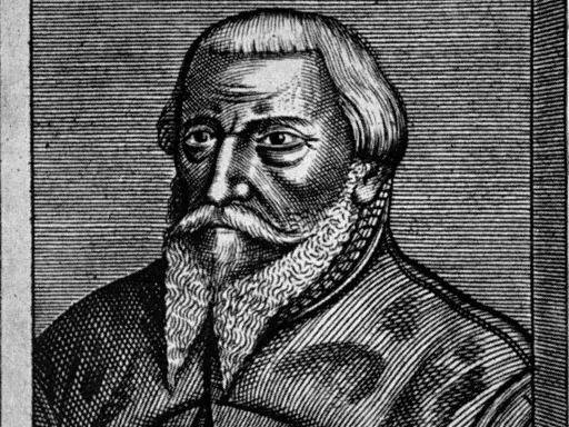 Holzschnitt eines Portraits von Veit Stoß