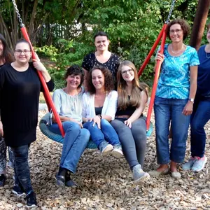 Kindergarten Regenbogen acht Teammitglieder