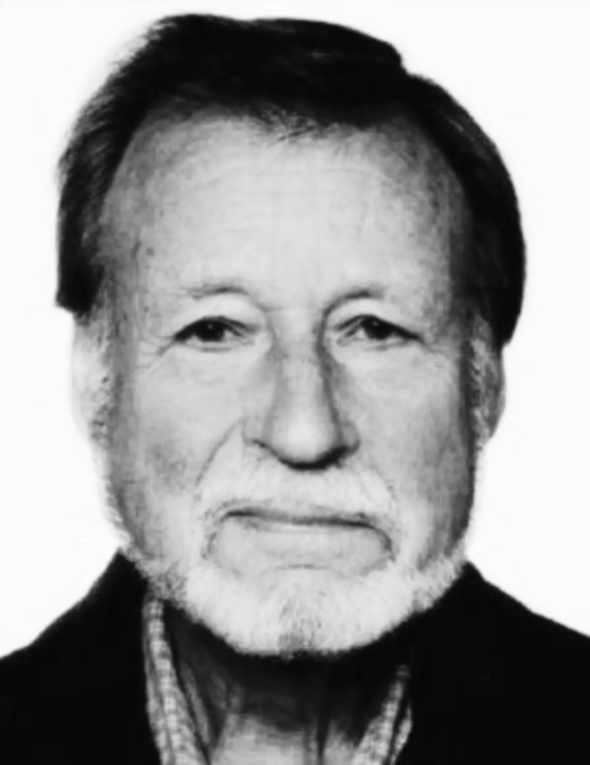 Portrait eines älteren Herrn mit weißem Vollbart 