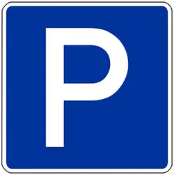 Parkplatz Schild