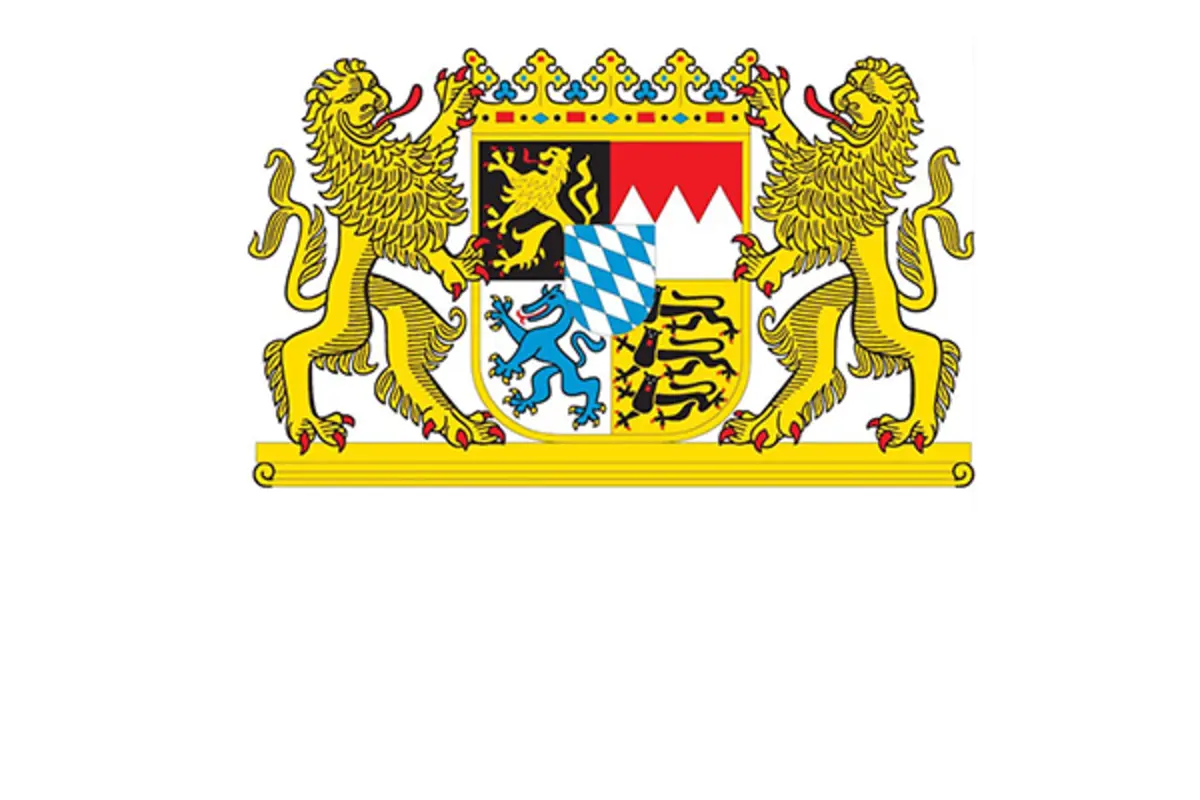 Großes Wappen des Freistaates Bayern