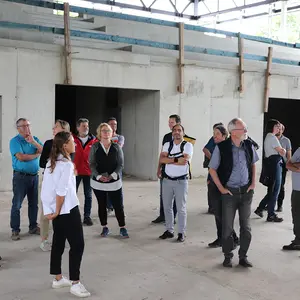 Die Architekten Carmen Strauck und Christoph Schmidt standen den Mitgliedern des Stadtrates für Fragen zur Verfügung.