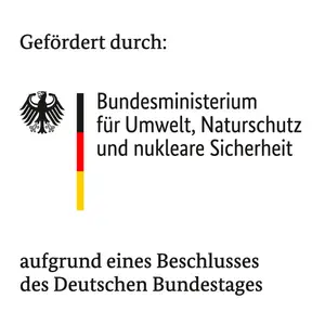 Logo Bundesministerium für Umwelt, Naturschutz und nukleare Sicherheit mit Bundesadler