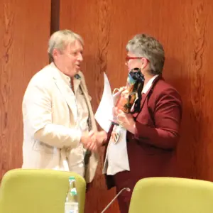 Höflinger und Huber im Sitzungssaal